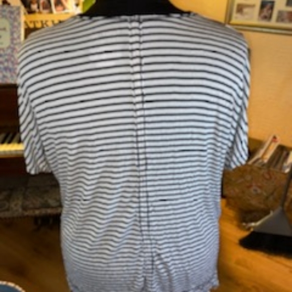 Striped Top and Black Leggings - Picture 4 of 11